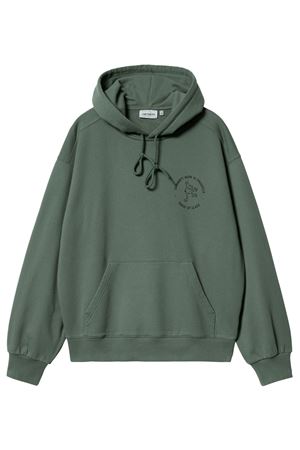 Green Hooded Stamp Sweat CARHARTT WIP | I0336212B1